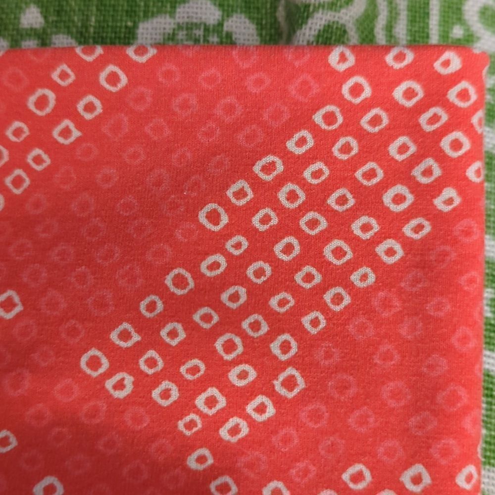 Eddie Bauer red and white geometric print dress size medium - Picture 7 of 8